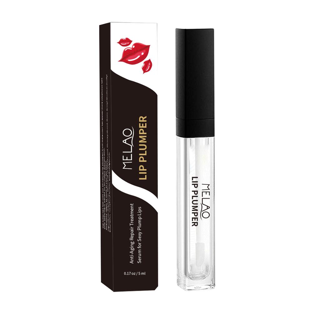 Private Label увлажняющий логотип Lipgloss повышения губ Plumper прозрачный пухлые губы красота инструмент