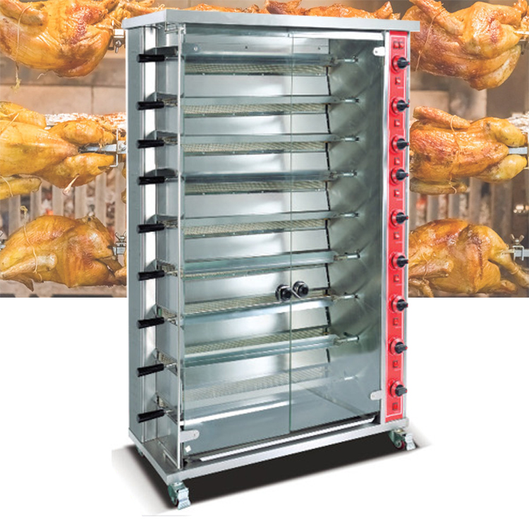 HORUS Commercial Electric Bbq Chicken Rotisserie Grill Machines Ovens