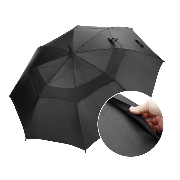 Branded Windproof Large 62 68 Inch Automatic Promotional golf Umbrella Advertising Man Double Layer golf Rain Umbrella With Logo
