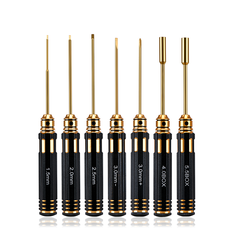 7 шт. Philips/Hex/Torx/розетка/шлицевая отвертка Биты для RC Хобби