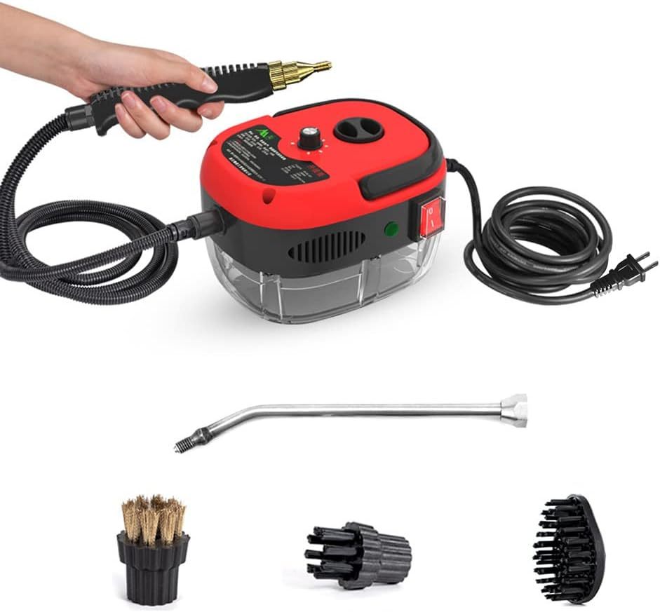 110V 220V 2500W Portable Handheld Steam Cleaner, High Temperature Pressurized Steam Cleaning Machine for Kitchen Furniture