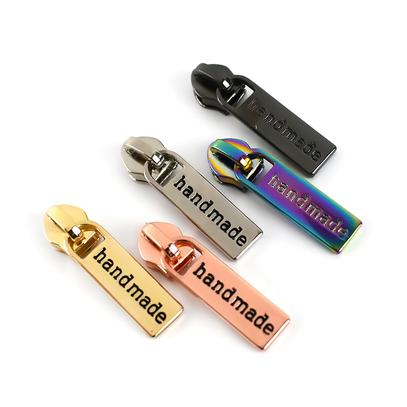 Mettee ZT206 5# Suitable For Nylon Zipper High-end Bag Repair Accessories Alloy Handmade Pendant Zipper Puller