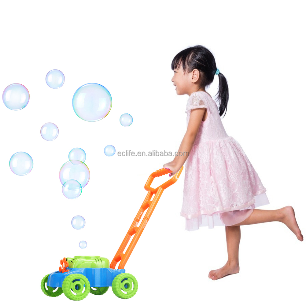Amazon Kids Bubble Lawn Mower Blower Machine Garden Automatic Bubble Machine Toys