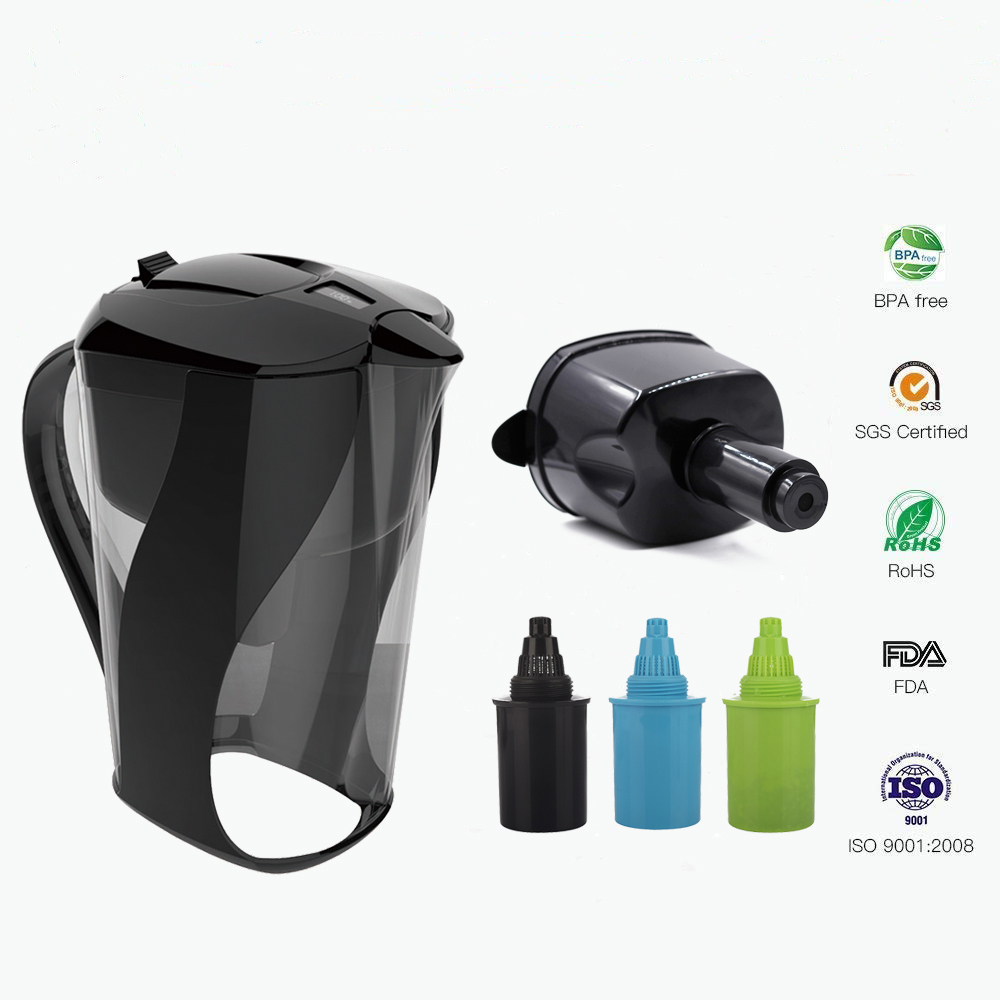 BPA бесплатно большой 3.5L уменьшить хлора металлов и отложений щелочной воды фильтр кувшин