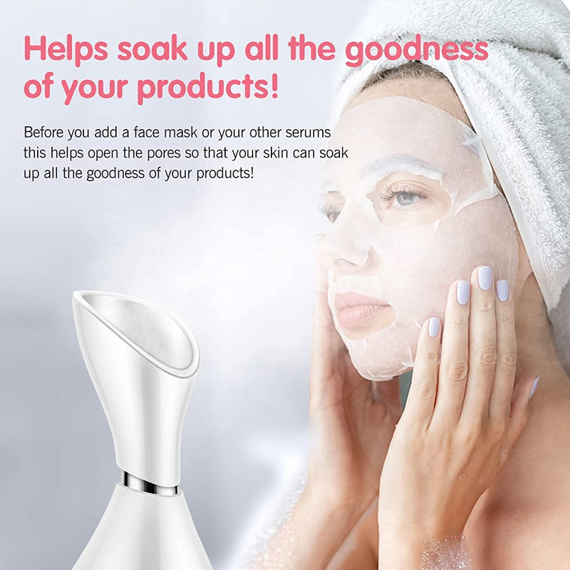 Wholesale Hot Selling Amazon Professional Face Spa Equipment Hot Steam Manual Nano Ionic Facial Steamer