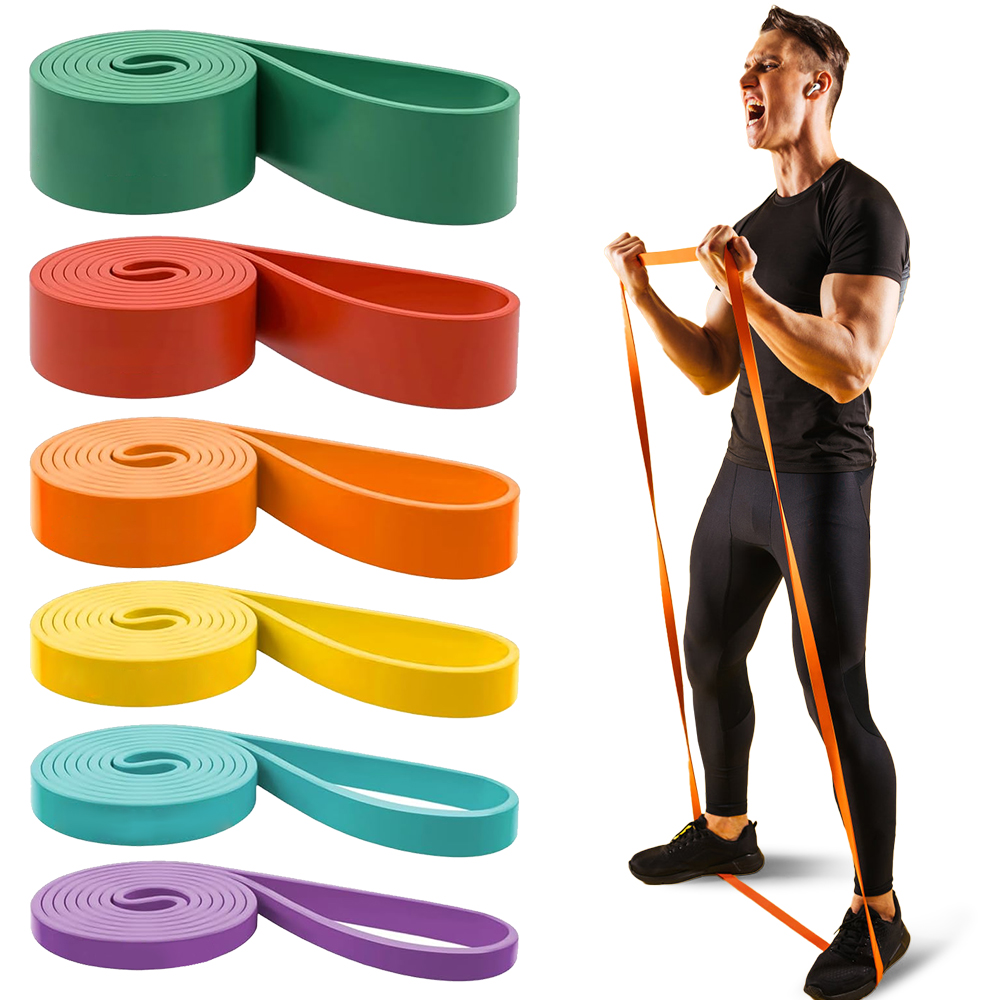 Custom logo low price fitness resistance power bands resistance bands set elastic exercise long workout gym pull up bands
