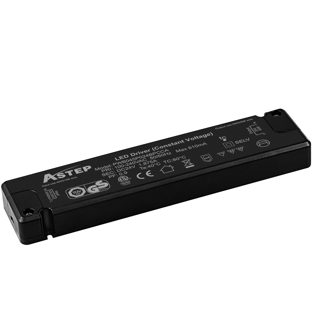 12V 24V 45W тонкий светодиодный трансформатор освещения выключатель питания светодиода