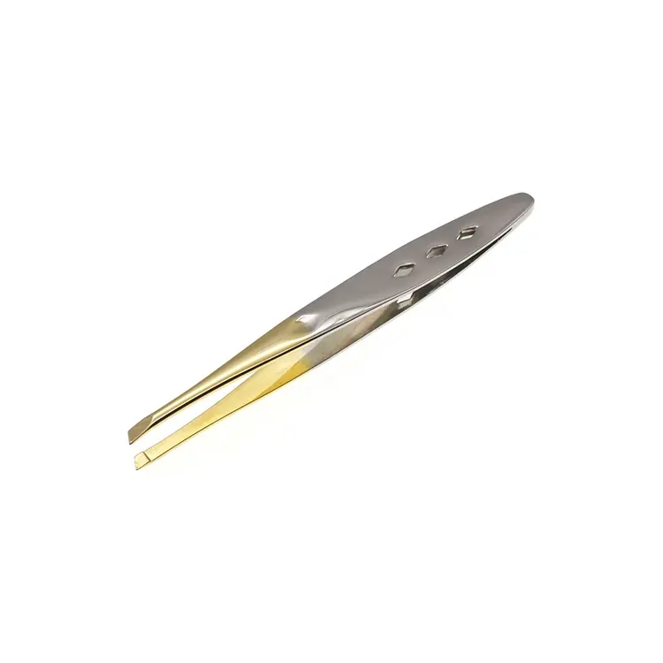 Новый стиль, золотистый протектор для бровей из нержавеющей стали с золотистым и никелевым покрытием