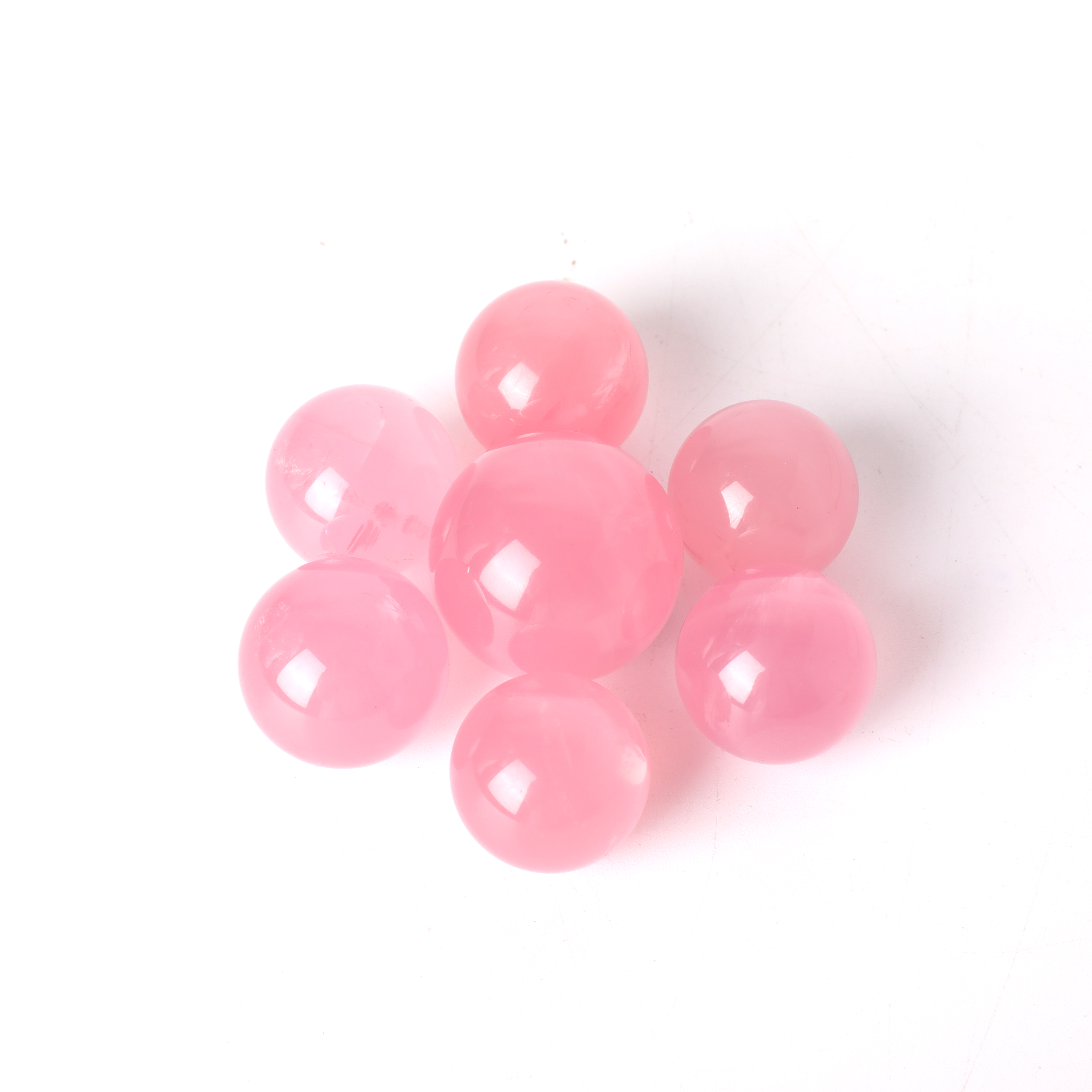 Wholesale natural hot sale products healing crystal rose quartz sphere for wedding souvenirs guests