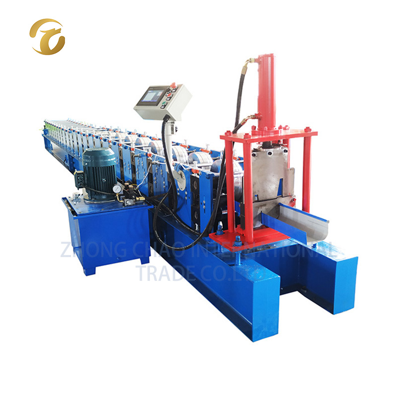 china mobile rain gutter making machine to make rain water gutters brush making machine