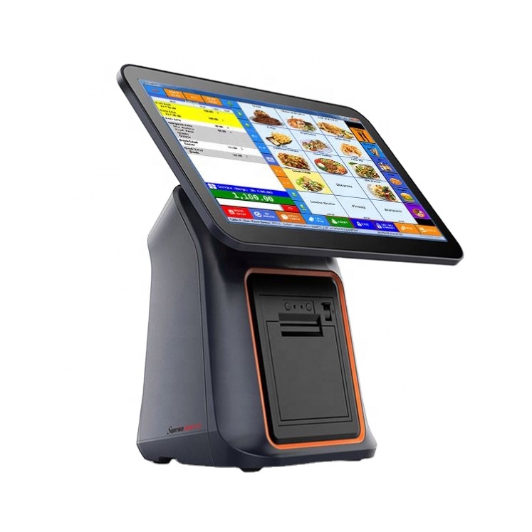 2021 Newest touch machine 15.6inch cash acceptor machine cashier pos machine system for retail shop
