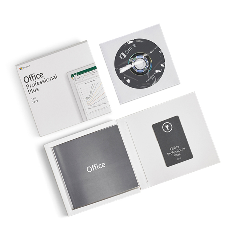 Глобальная версия Microsoft Office 2019 Pro Plus, DVD Office 2019 Pro Plus Box, 6 месяцев гарантии, Office 2019 pro plus, быстрая доставка