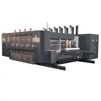 Automatic Flexo Corrugated Carton box forming Printing Slotting die cutting Packing Packaging Machine manufacturer