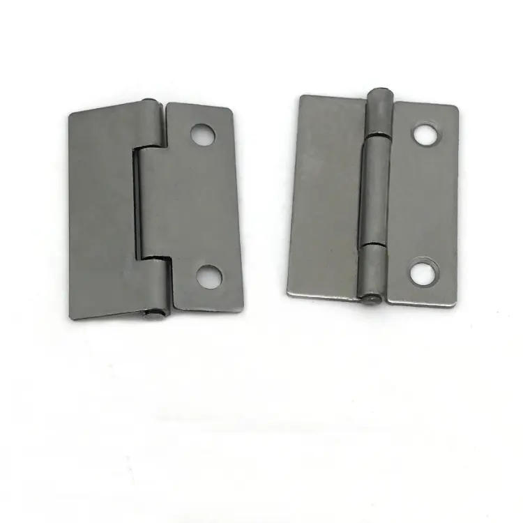 wholesale hinges Iron color Unilateral hole Door and window furniture hinge wooden boxes 2 hole hinge