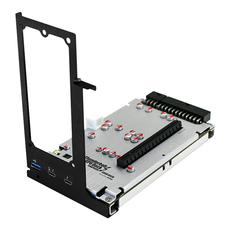 Модернизированный TH3P4G3 Thunderbolt-Совместимость видеокарта док-станция для ноутбука к внешнему графическая карта для ноутбука Macbook PD 60 Вт 40 Гбит/с