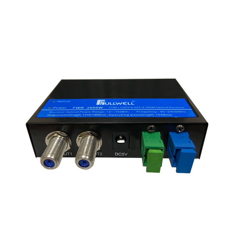 Очень хорошо FTTH 2RF 1310/1490/1550 нм CATV & SAT-если спутниковый WDM волоконно-оптический приемник Мини узел