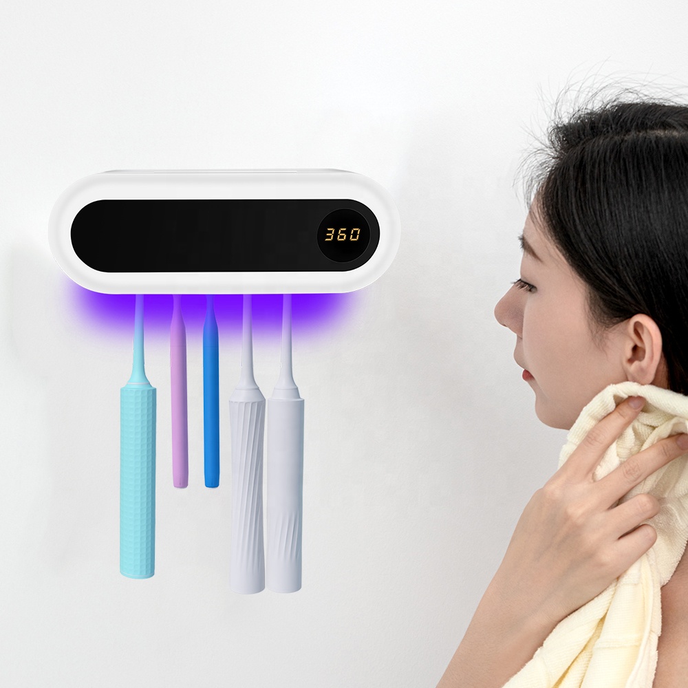 Высокое качество ванная комната настенный usb Горячая сушилка для зубной щетки uv стерилизатор с Портативная Ультрафиолетовая лампа для гидравлических стерилизационных держатель зубной щетки