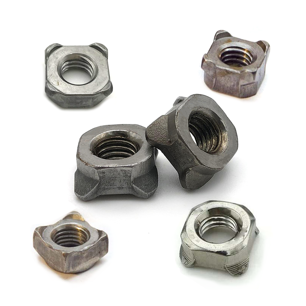 Supply Jis1196 Standard Three Spot Welding nut Electrode M5 M6 M8 M10 M12 Sus304 Weld nuts Projection Flange nut For Welding