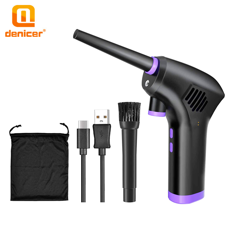 Potable Cordless Air Duster for Computer Type-C Rechargeable 6000 mAh Battery Air Blower Duster