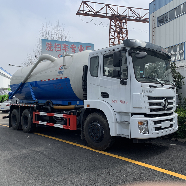 Вакуумный грузовик большой объема 16000L Dongfeng 6x4, вакуумный грузовик для сточных вод, сделано в Китае