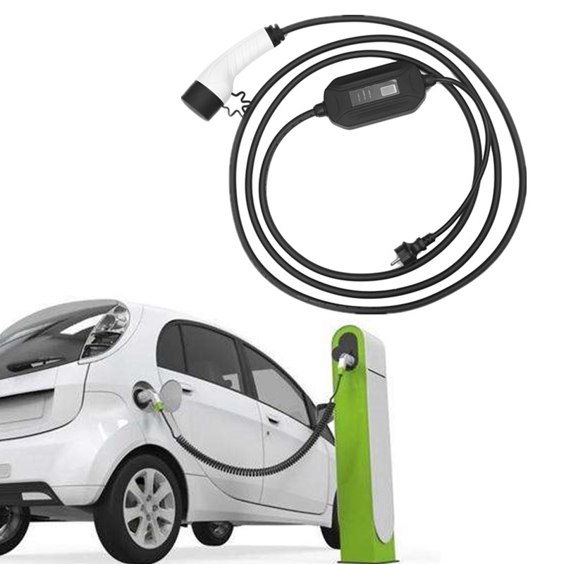 IEC69196 Тип 2 8A 16A 32A 40A регулируемый ток Тип ev зарядный кабель с задержкой запуска светодиодный дисплей