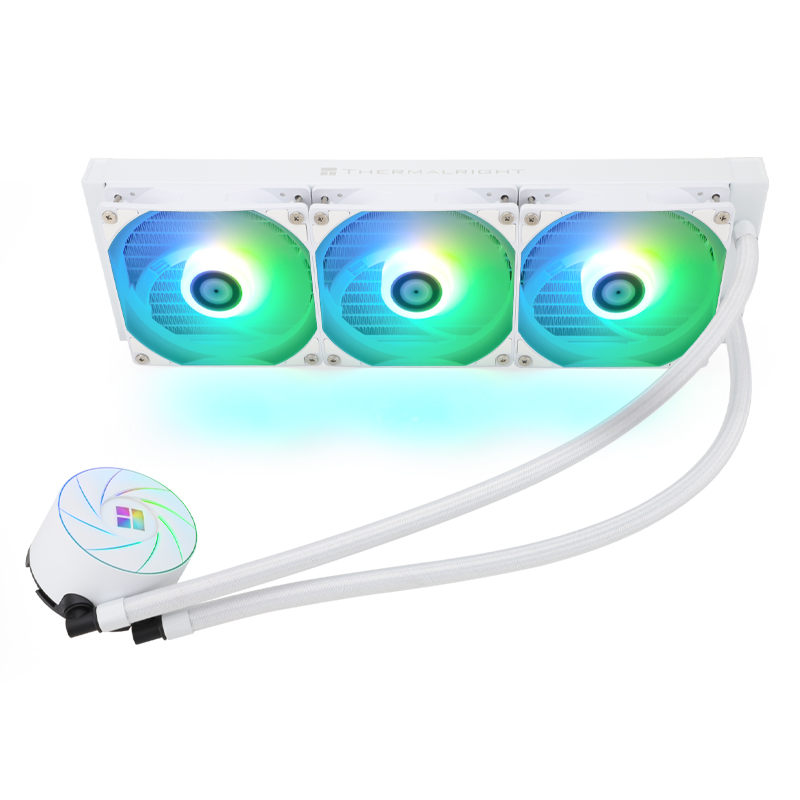 Охладитель жидкости для ЦП Thermalright AQUA ELITE 360 белый, 5 В, 3PIN вентилятор процессора, встроенный водяной радиатор охлаждения для LGA1700 115x AM5