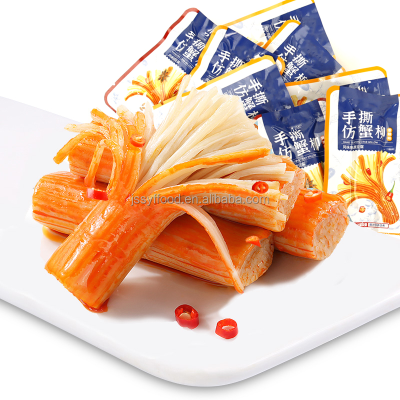 Оптовая продажа, новый продукт, повседневные закуски, мгновенные палочки-крабы, пряные морепродукты, закуски, палочка-краб Surimi