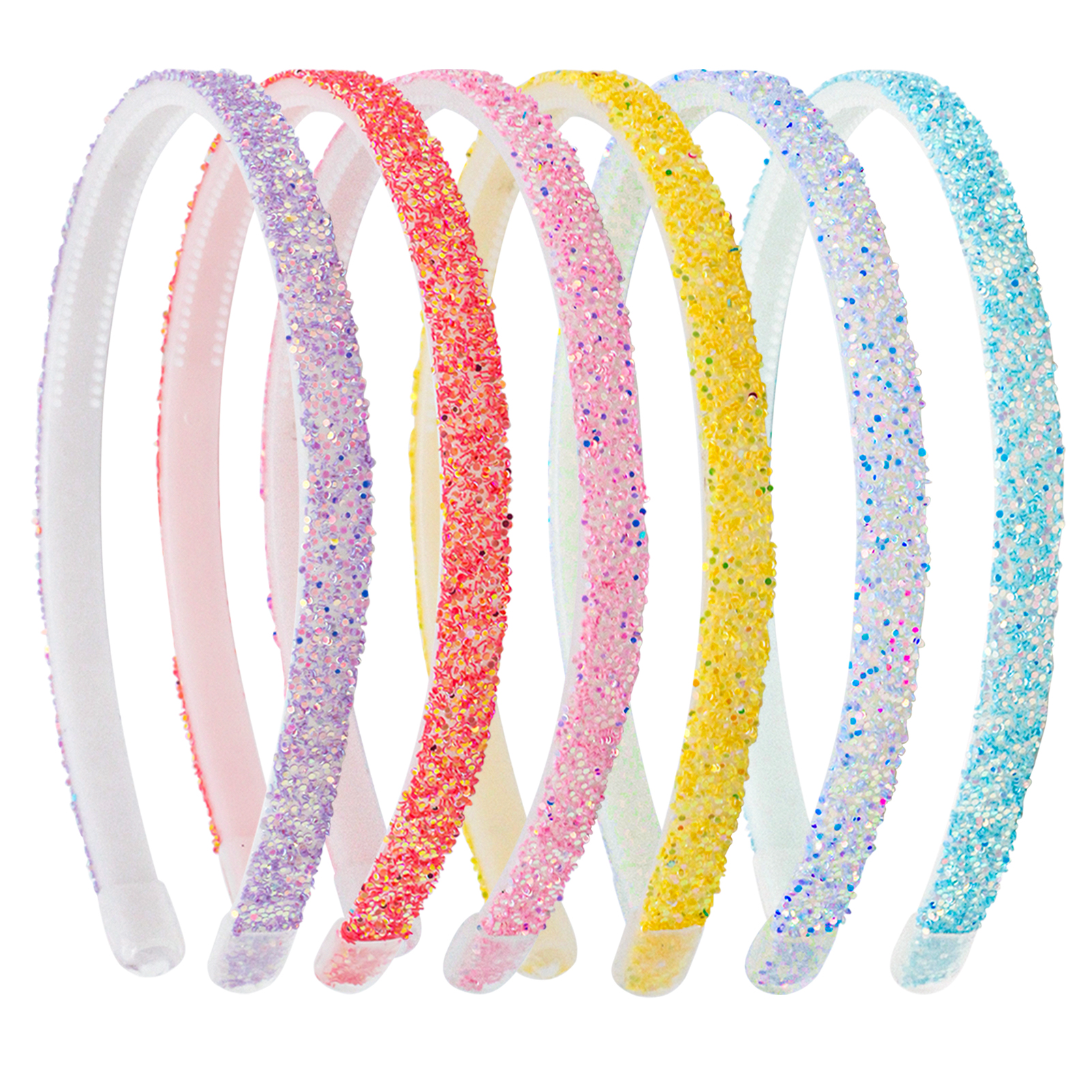 Candygirl 1cm shinning party sequins hairband square sequin headbands cute hairbands headbands for girls thin sparkly headband