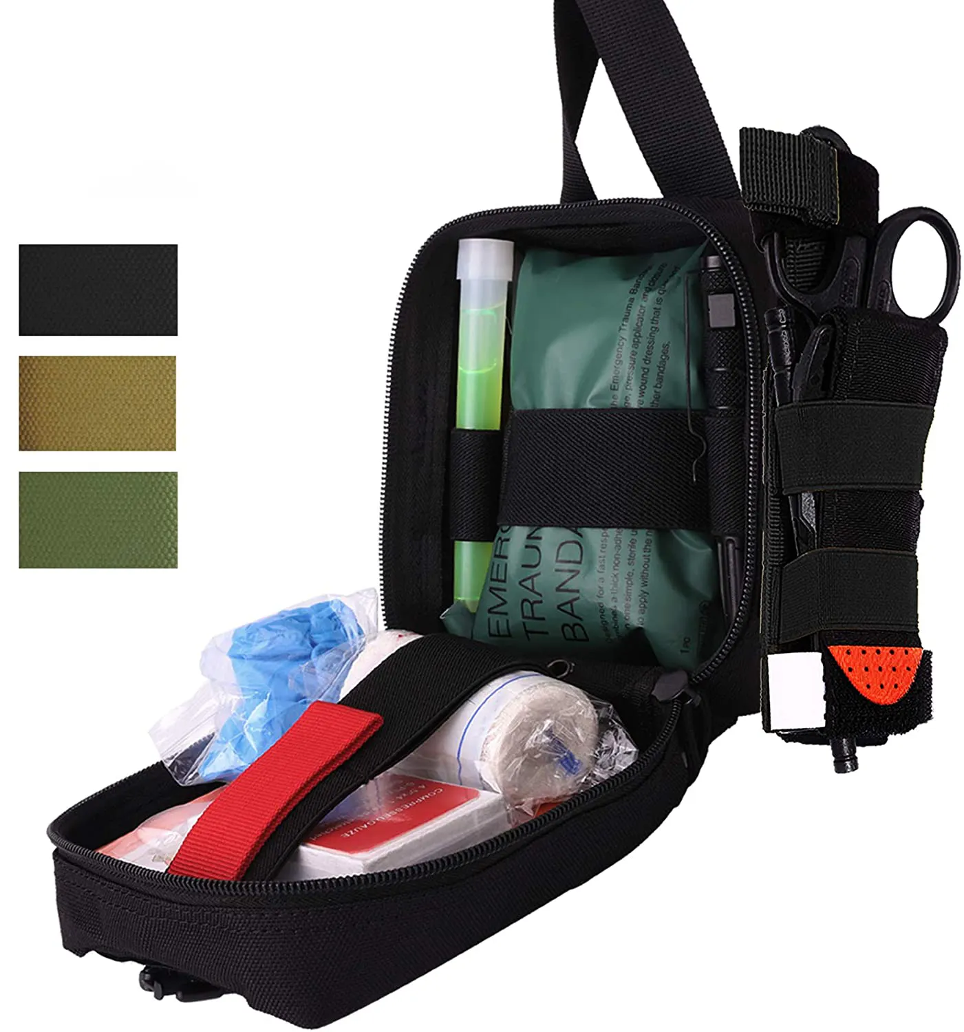 High Quality Certificate Ifak Pouch First Aid Kit For Car, ifak First Aid Kit Bag Survival essentials