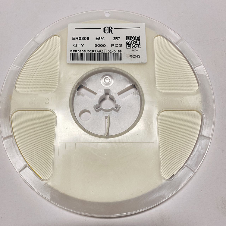 Резистор SMD 2E7 2R7 0805 5%, Допуск сопротивления 0,25 Вт 1/4 Вт 7 дюймов 2R7 0805 Резистор