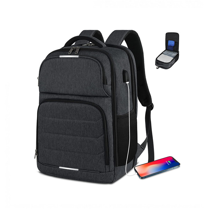 OEM Anti-Theft Travel Laptop Backpack TSA Friendly Waterproof Work College Business Bag With USB Charging Port For School Use