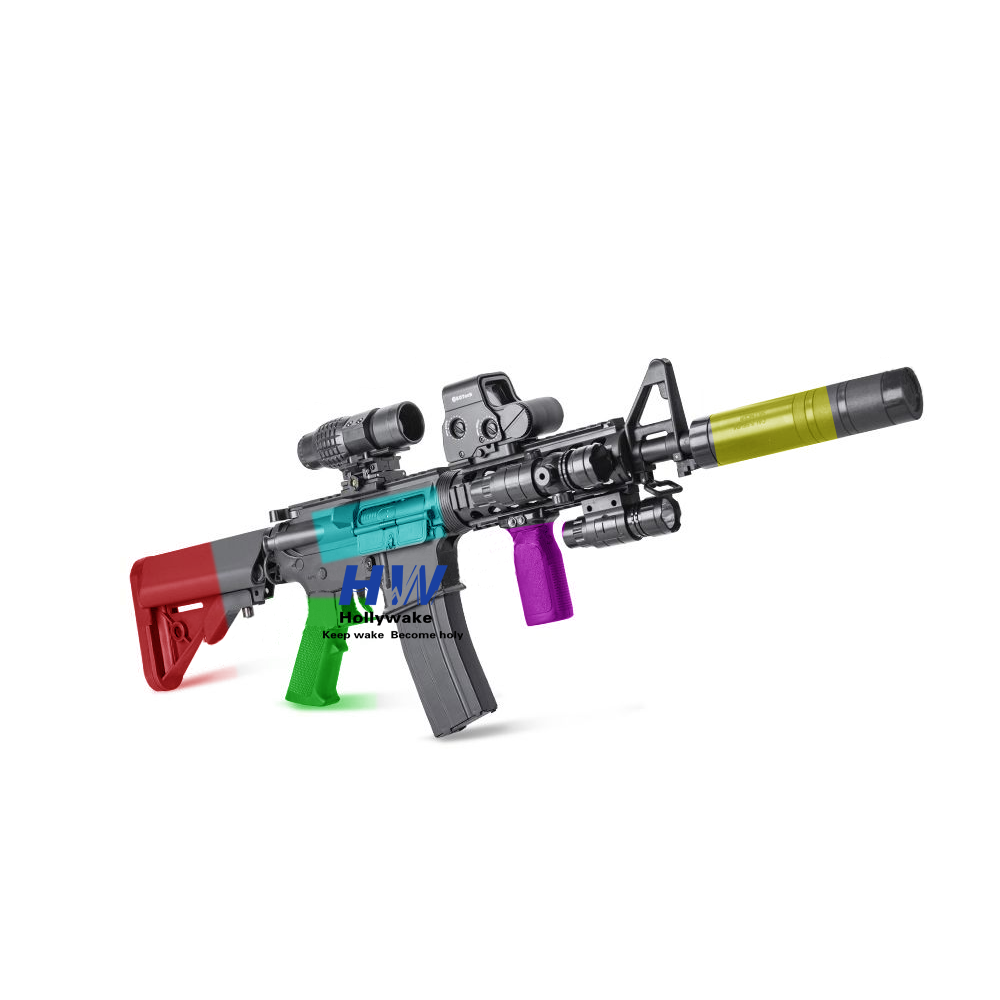FJS M4A1 Gel Blasters Toy Guns For Boys Soft Bullet Electric Shell Ejecting Shooting Plastic Wholesale Set