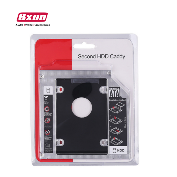 Универсальный 12,7 мм SATA 3nd SSD жесткий диск HDD Caddy для компакт-дисков DVD-ROM оптического устройства-алюминиево-магниевый сплав