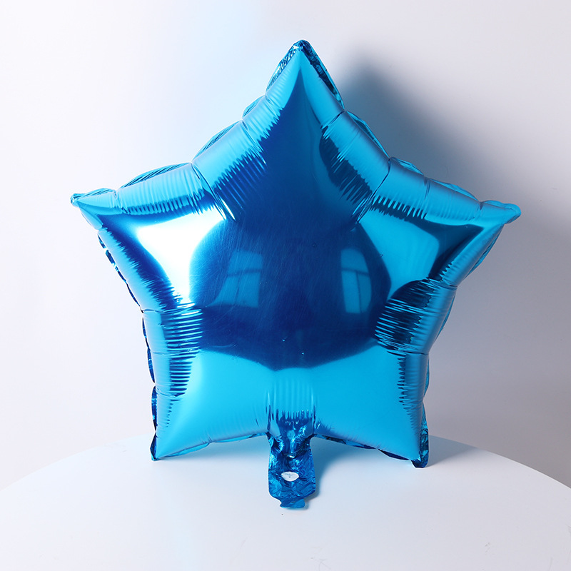 Party Decoration Accessories 18 inch Star Balloons Birthday Supplies Foil Balloons Star Kids Toy Air Filled Balloons Wholesale