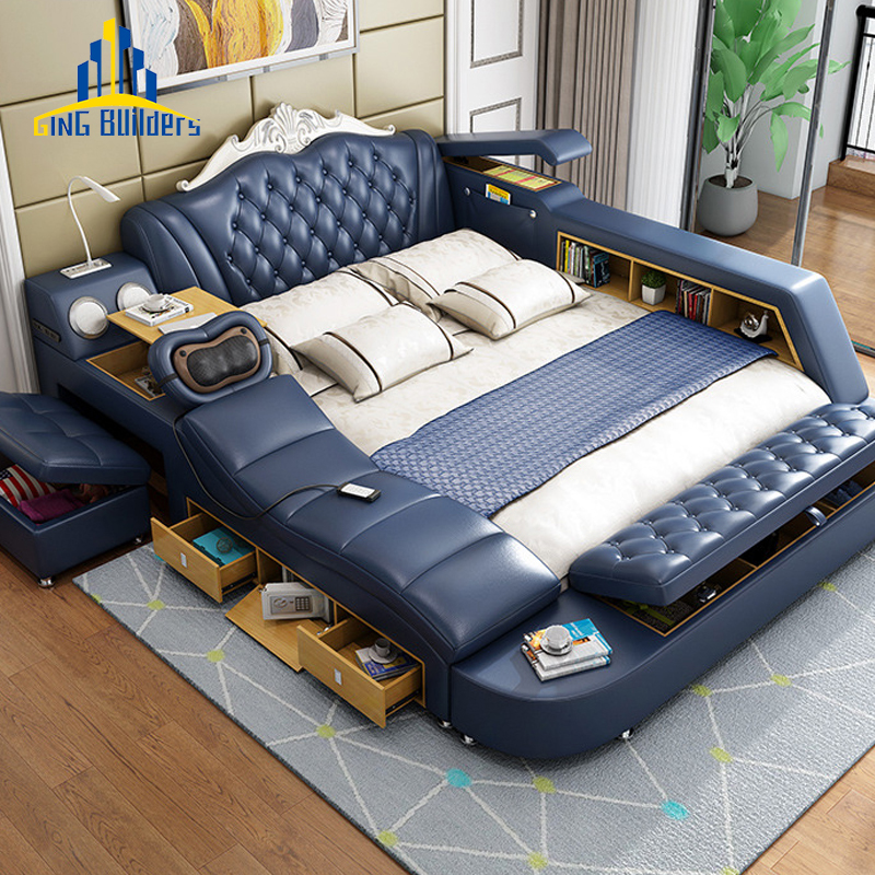 Ging Builders China Factory Recamaras Bedroom Furniture Modern, Cheap Price Yatak Odas Spa Massage Bed