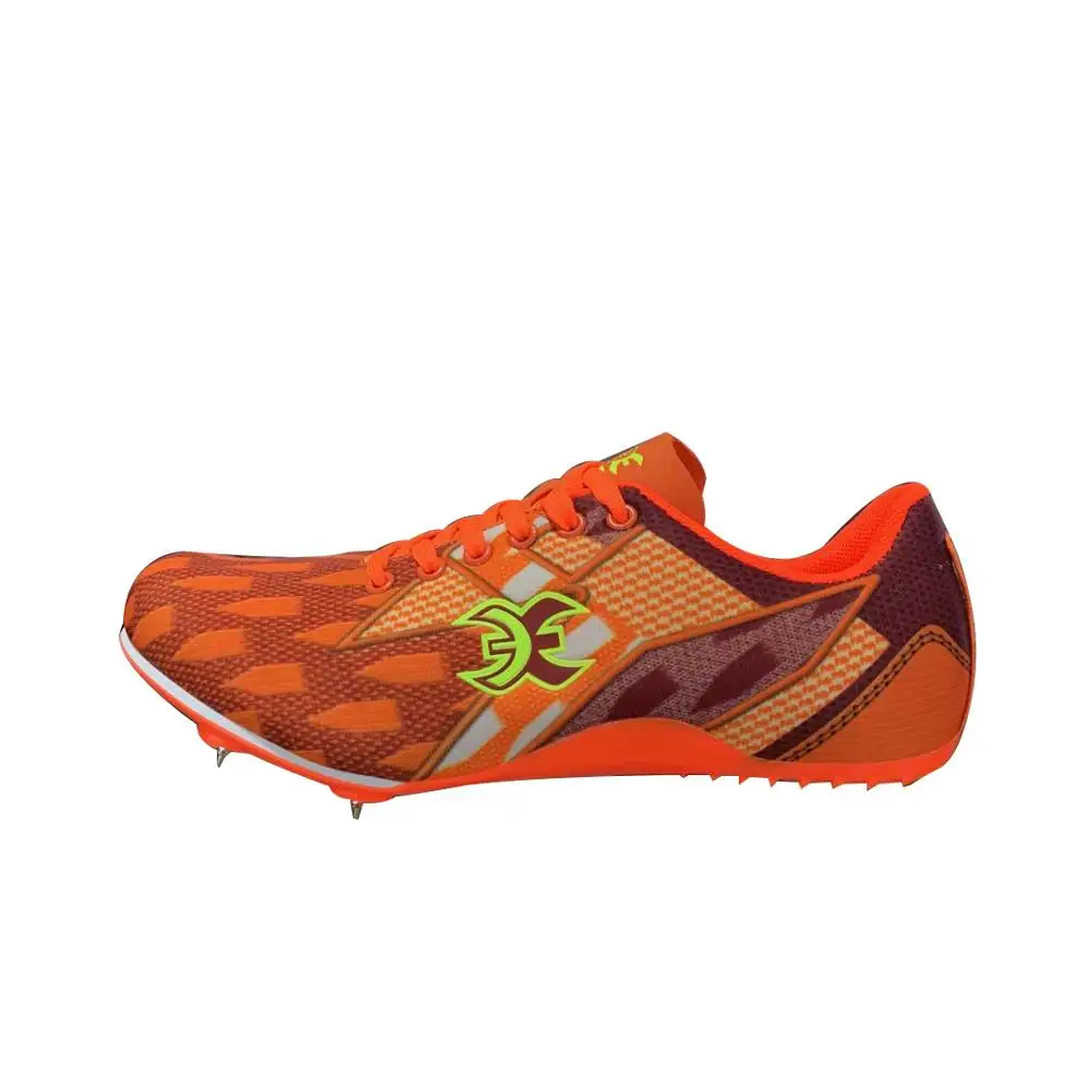 OEM custom logo men field sport track spike shoes with nail