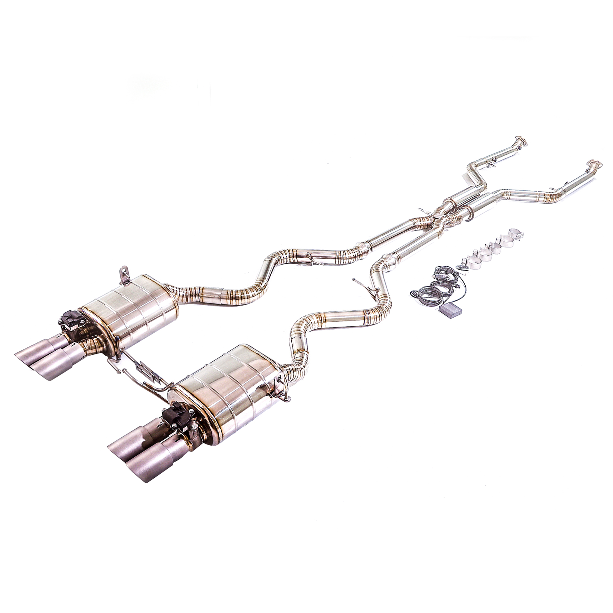 GFC Catback Exhaust Muffler for BMW M3 E90 E92 E93 3.0L 4.0L ,Car Electric Valve Exhaust System Made of Titanium Alloy