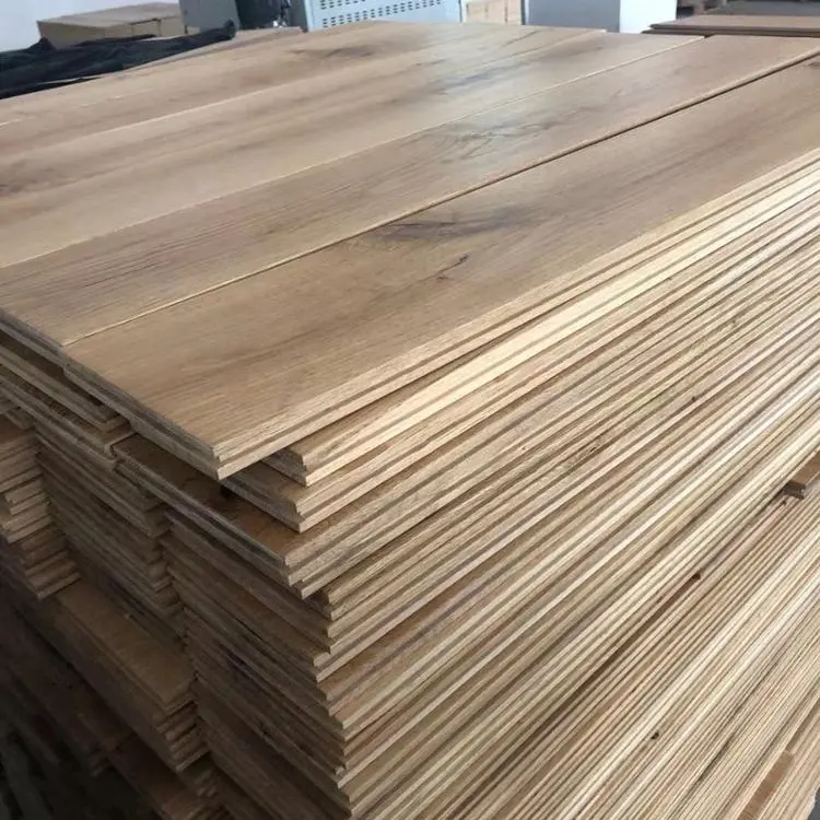6" width natural oiled European oak hardwood flooring