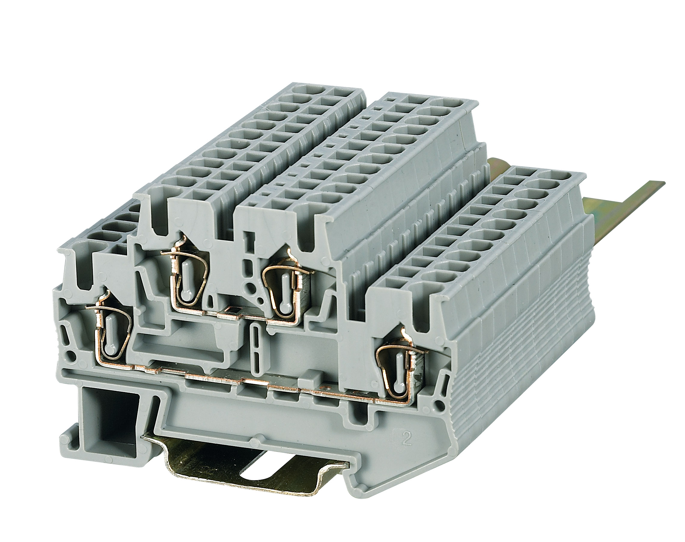 ST3-2.5/2-2 пружинного типа 2 клеммный блок для din rail Феникс безвинтовое