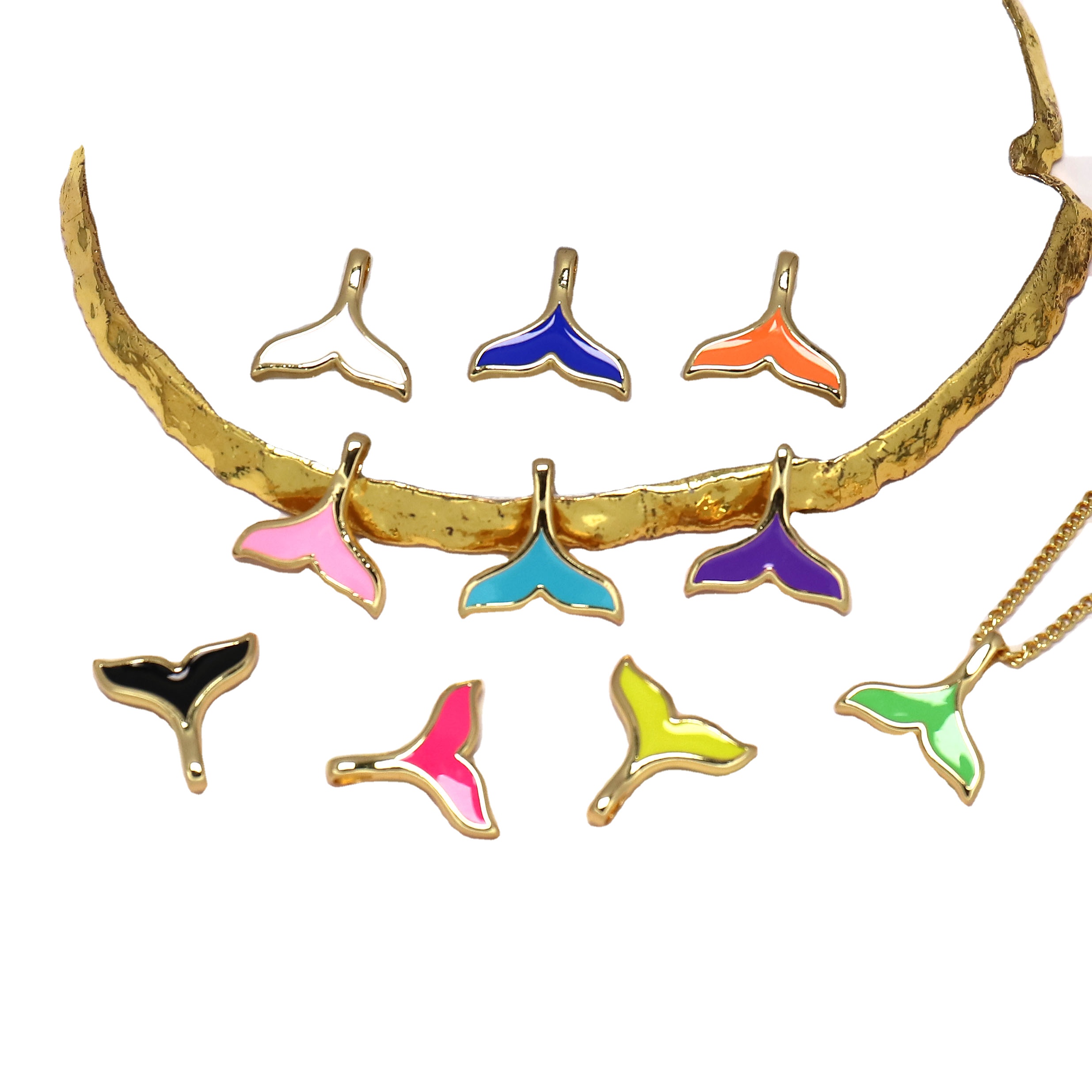 2021 Fashion Color Animal Charming Chain Pendant for Men and Women
