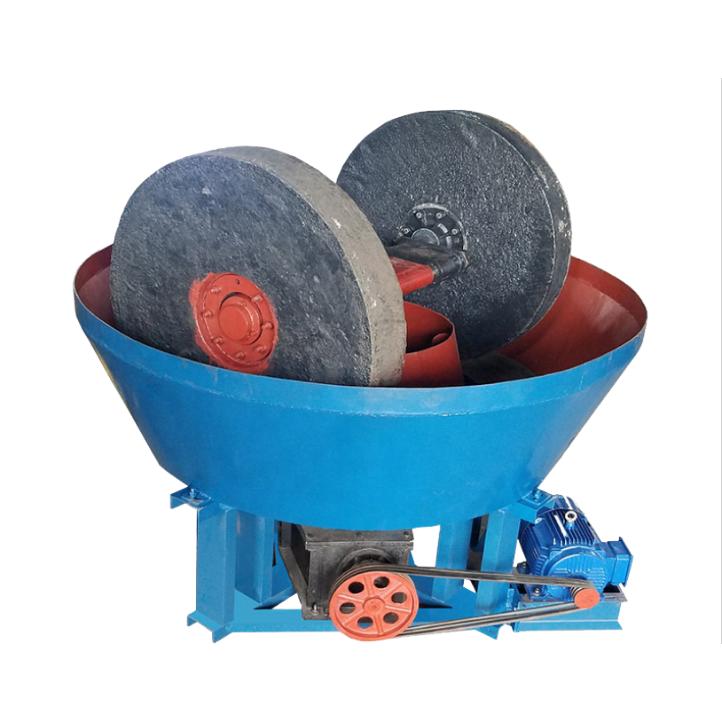 Hot Selling 2-150 Ton/Day Gold Milling Machine Wet Pan Grinding Round Mill For Gold Manufacturers
