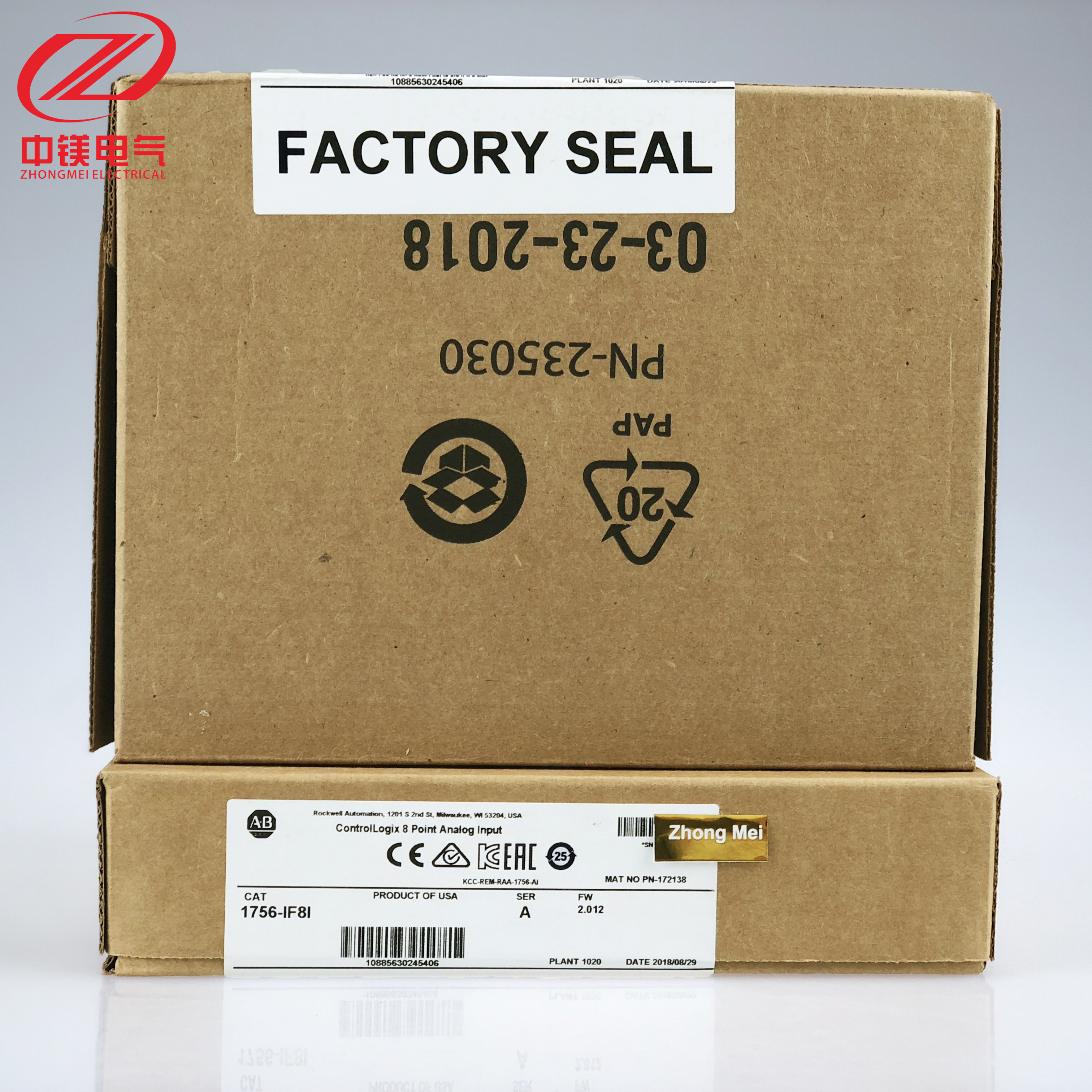 CompactLogix 1756-IF8I Allen-Bradley программируемый логический контроллер 100% новое и оригинальное AB PLC