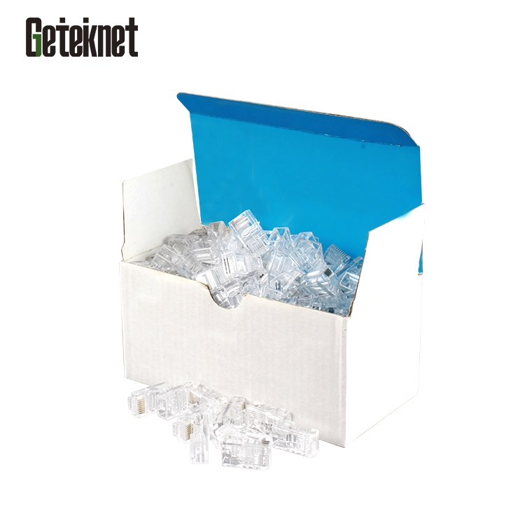 Коннектор RJ45 8P8C, коннектор ethernet, коннектор UTP Cat5e, коннектор RJ45, штекер Cat5e 100 шт./кор.