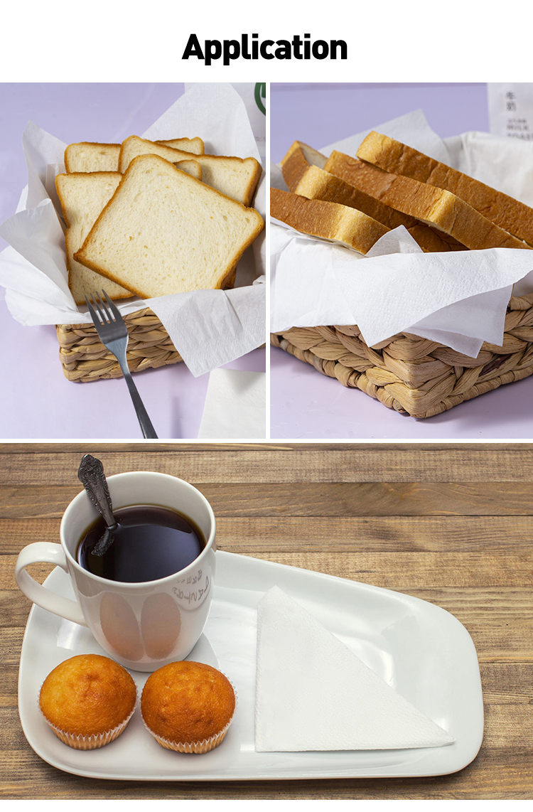 25*25 cm 33*33 cm Printed Money Customized Food High Quality Napkins Paper Tissue