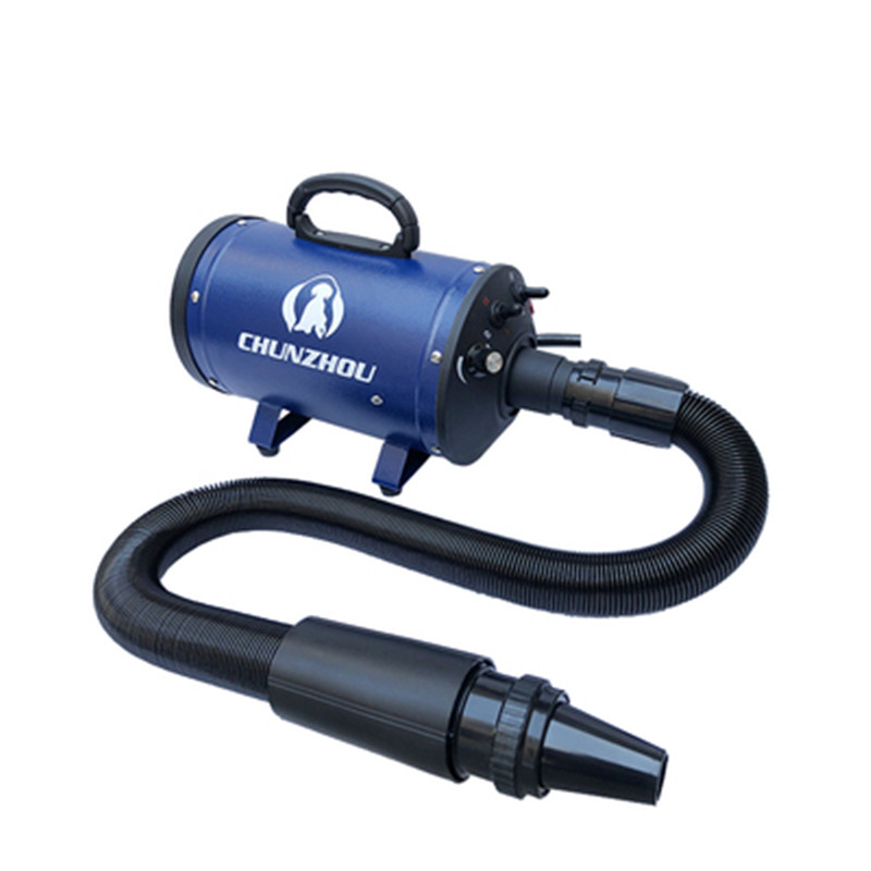 100V-240V Wholesale Manufacturer 2000 W Heating Adjustable Speed Dog Hair Dryer Three Nozzles Grooming Cat Pet Dryer