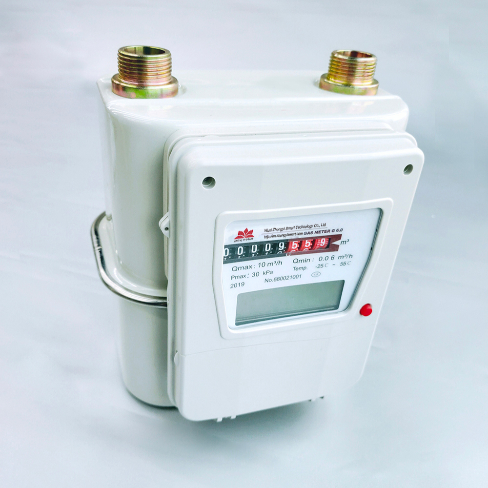 Domestic gas meter g4 /smart gas meter with lorawan module for remote meter reading