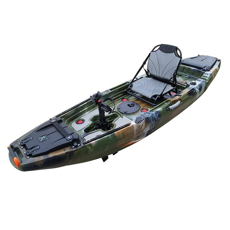 Caiaque De Pesca каяка для рыбной ловли, высокое сиденье каяк для езды на велосипеде, каноэ-каяк одного человека Педальный каяк