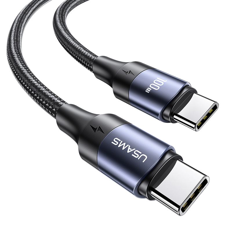 USAMS type c to type c cable 100w power phone charger cable fast charging