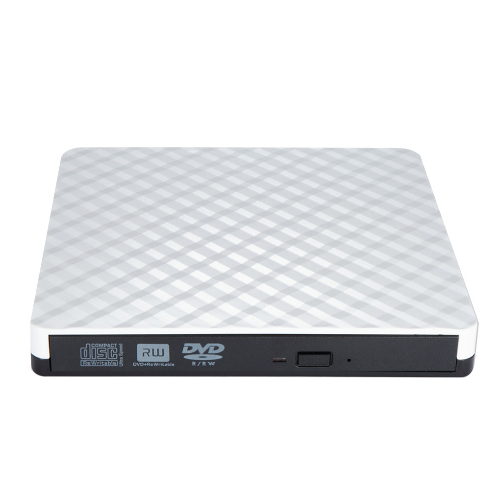 Гофрированный внешний портативный привод USB 3,0 DVD RW CD горелка ультратонкий оптический Дисковый привод горелка ридер плеер подходит для ПК