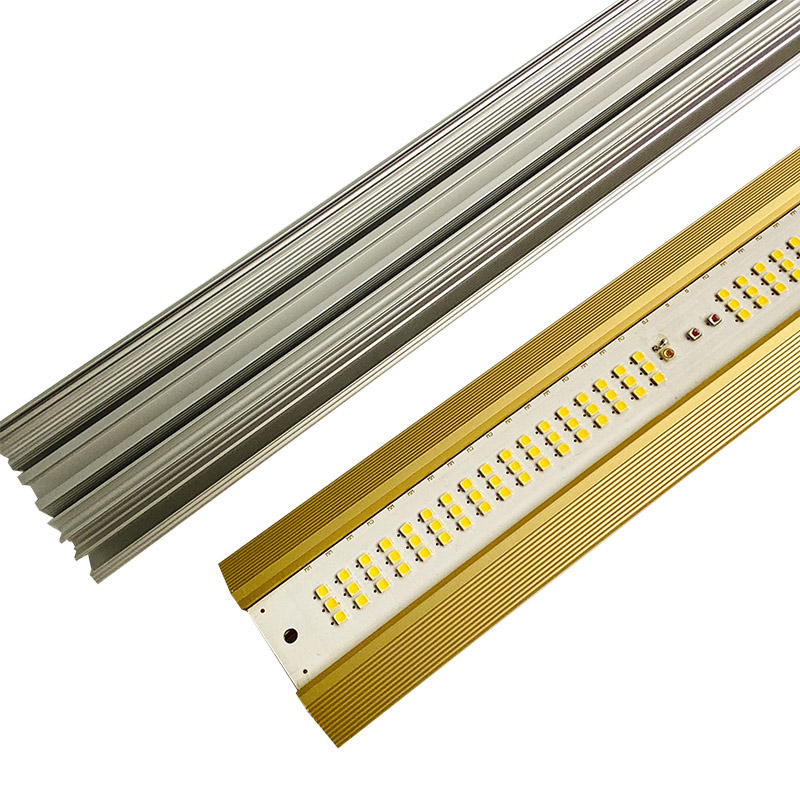 Custom Extruded Aluminium Compatible Heatsink Radiators For Led Grow Lights Two Colors Available